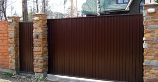 Купить откатные ворота консольные Приморско-Ахтарск, цена от 2768 руб.